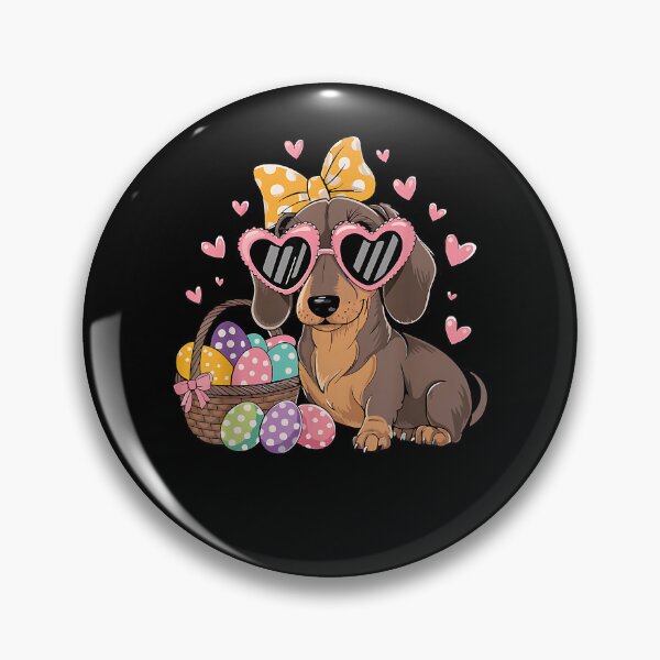 Item preview, Easter Dachshunds Cute Dachshund designed and sold by Boutkimaewab.