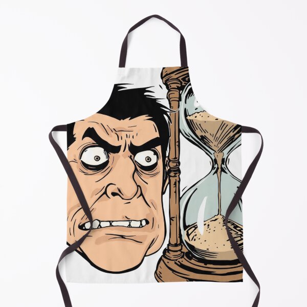 Item preview, Time Is Running Out Stressed Retro Comic Man designed and sold by rainbowgremlin.