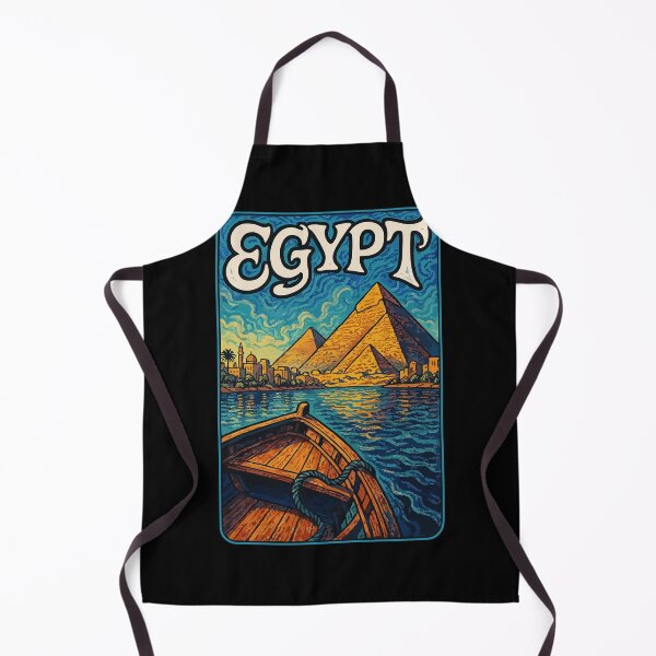 Item preview, Egypt Piramids Retro Trippy Art Travel designed and sold by TomFrontierArt.