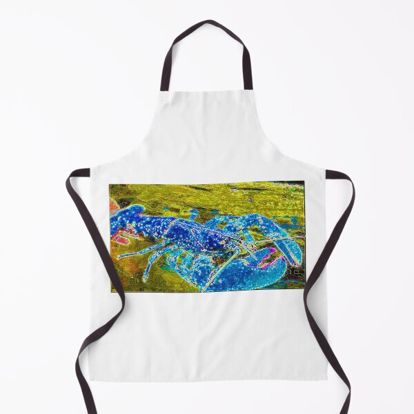Item preview, blue lobster illusionistic art designed and sold by Wolkenleserin.