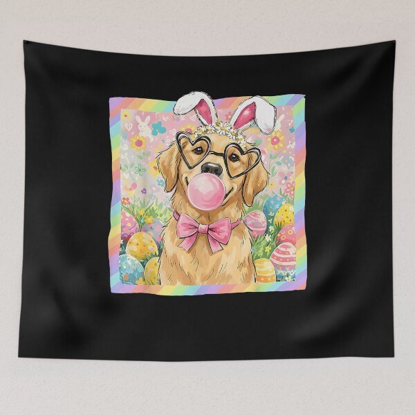 Item preview, Easter Dog Bunny Ear Funny Golden Retriever Easter Bunny Dog designed and sold by Boutkimaewab.