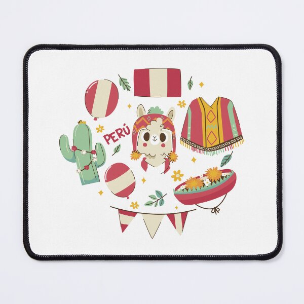 Item preview, Cute Kawaii Llama & Peru Symbols - Peruvian Culture Adventure designed and sold by Krasnovaovaova.