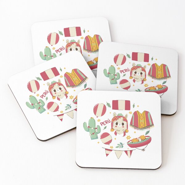 Item preview, Cute Kawaii Llama & Peru Symbols - Peruvian Culture Adventure designed and sold by Krasnovaovaova.