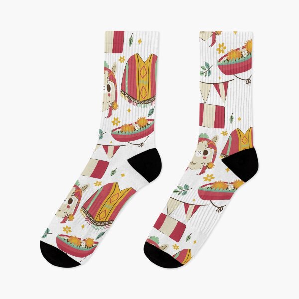 Item preview, Cute Kawaii Llama & Peru Symbols - Peruvian Culture Adventure designed and sold by Krasnovaovaova.