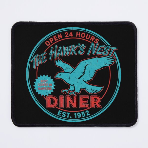 Item preview, The Hawk's Nest Diner - Hawkins Indiana Vintage Design designed and sold by WowDezign.