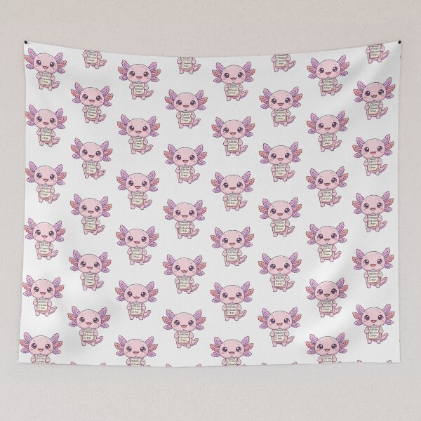 Item preview, Kawaii Axolotl To Do Start Checklist designed and sold by Visual Dept..