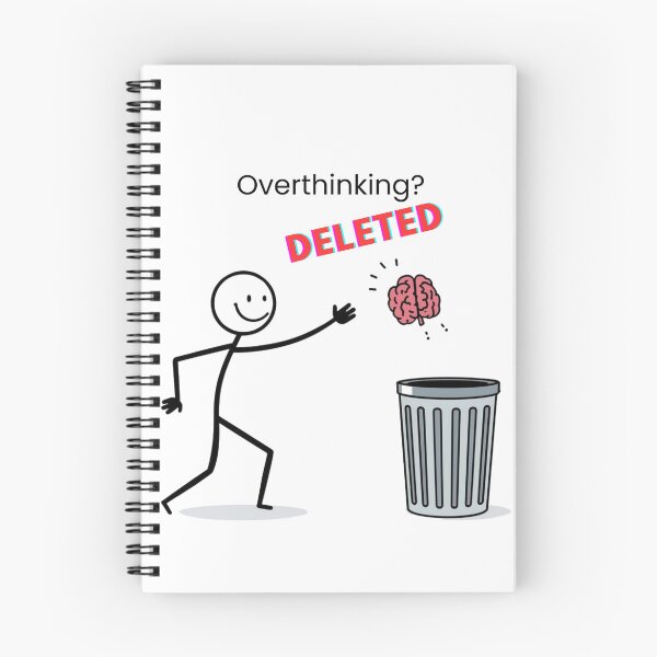 Item preview, Overthinking Deleted Glitch Aesthetic Funny Mental Health Meme Design designed and sold by MoonVibe-studio.