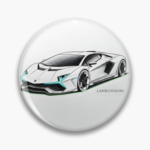 Item preview, Lamborghini Aventador SV Sketch Poster Supercar Concept Art designed and sold by Motorline44.