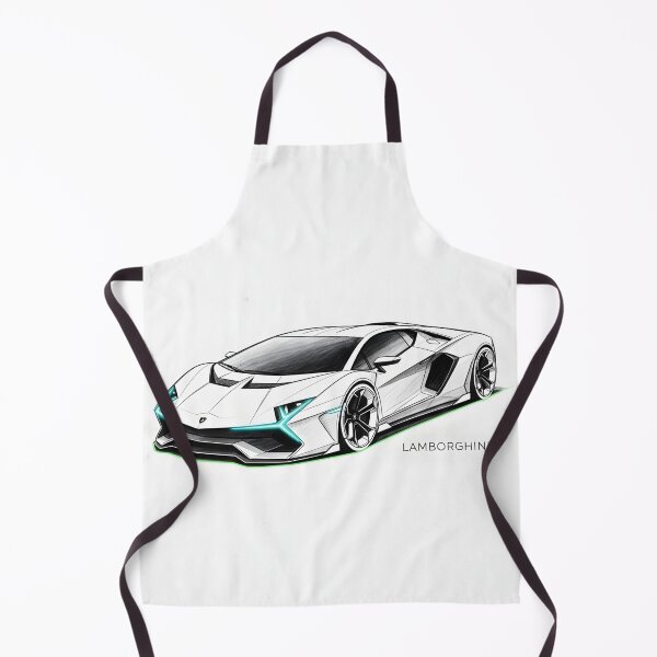 Item preview, Lamborghini Aventador SV Sketch Poster Supercar Concept Art designed and sold by Motorline44.