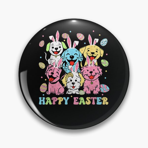 Item preview, Funny Happy Easter Dog Mom Dad Dog Group Easter Day Kids designed and sold by Boutkimaewab.