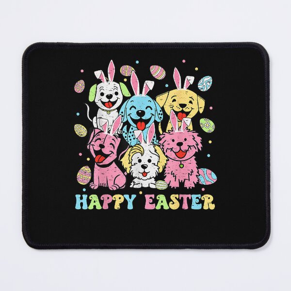 Item preview, Funny Happy Easter Dog Mom Dad Dog Group Easter Day Kids designed and sold by Boutkimaewab.