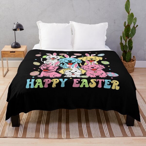 Item preview, Funny Happy Easter Dog Mom Dad Dog Group Easter Day Kids designed and sold by Boutkimaewab.