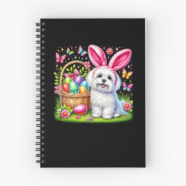 Item preview, Cute Bunny Maltese Dog Easter Eggs Basket Easter Day Party designed and sold by Boutkimaewab.