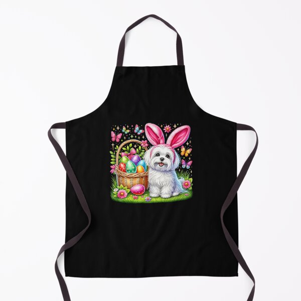 Item preview, Cute Bunny Maltese Dog Easter Eggs Basket Easter Day Party designed and sold by Boutkimaewab.