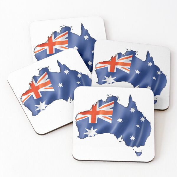 Item preview, Minimal Australia Flag Patriotic Aesthetic Design designed and sold by FunPurchase.