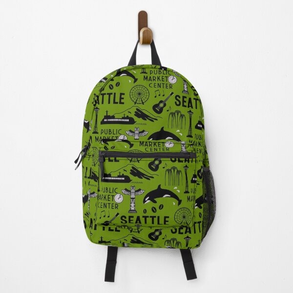 Item preview, Iconic Seattle Landmarks and Culture Pattern designed and sold by Frollein S Berlin.