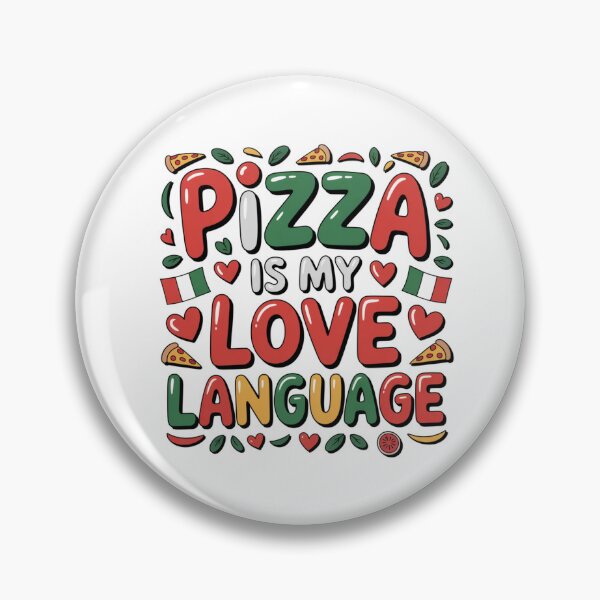 Item preview, Pizza Is My Love Language Funny Food Lover Quote  designed and sold by Nzgiftsandmore.