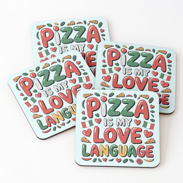 Item preview, Pizza Is My Love Language Funny Food Lover Quote  designed and sold by Nzgiftsandmore.