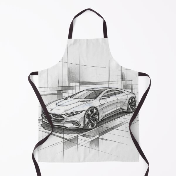 Item preview, Mercedes-Benz Sketch Car Poster designed and sold by Motorline44.