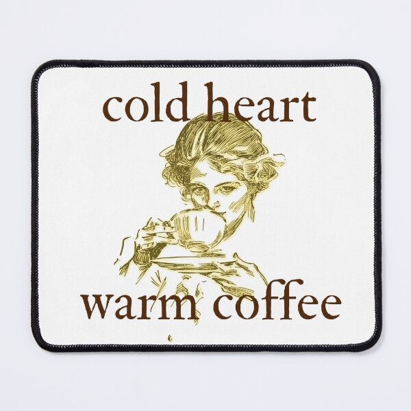 Item preview, Cold Heart Warm Coffee Perfect Gift For Barista Or Coffee Lover designed and sold by AGreetee.