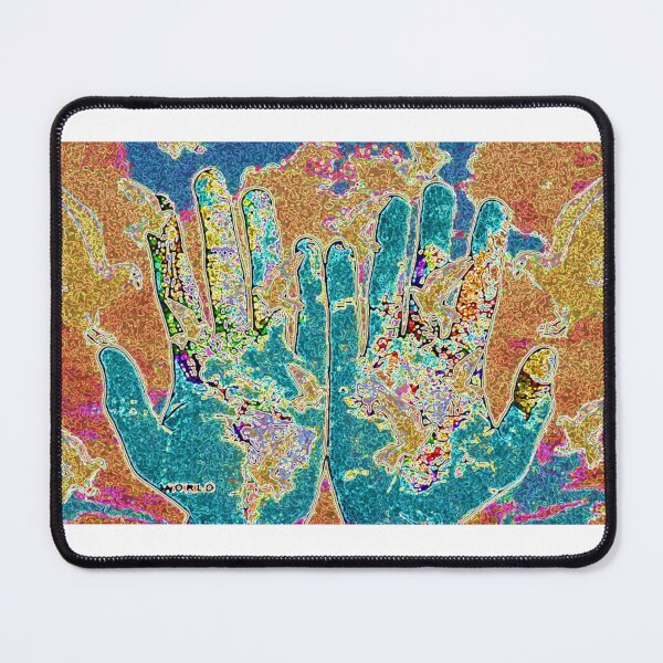 Item preview, peace & love on the world illusionistic art designed and sold by Wolkenleserin.