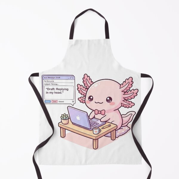 Item preview, Kawaii Axolotl Replying In My Head designed and sold by Visual Dept..