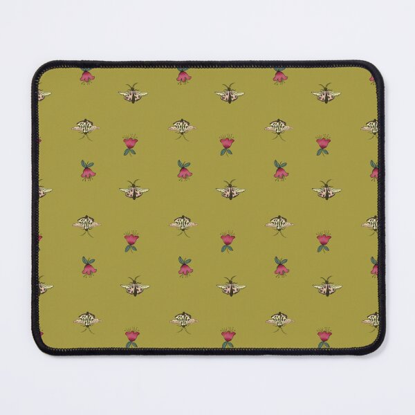 Item preview, Green Butterfly and Pink Floral Vertical Pattern designed and sold by artievarudzite.