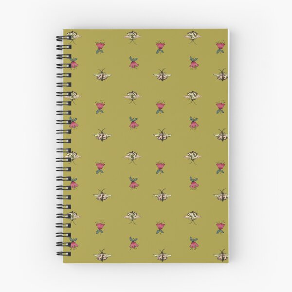 Item preview, Green Butterfly and Pink Floral Vertical Pattern designed and sold by artievarudzite.