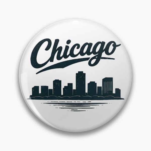 Item preview, Chicago skyline script designed and sold by Bronse Wear.