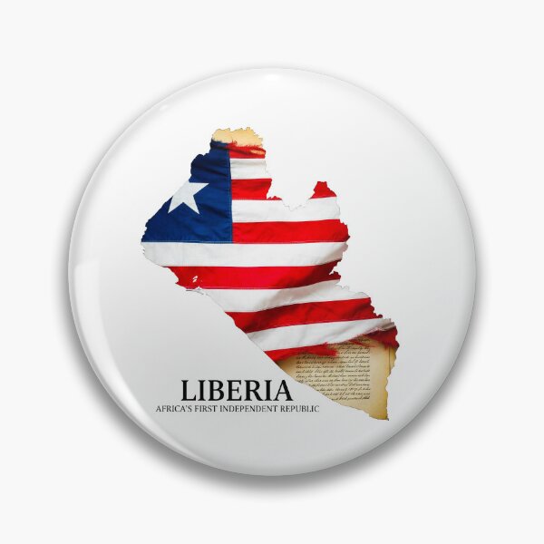 Item preview, Liberia Map Africa's First Independent Republic Art designed and sold by AbulailArt.