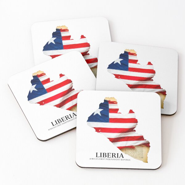 Item preview, Liberia Map Africa's First Independent Republic Art designed and sold by AbulailArt.