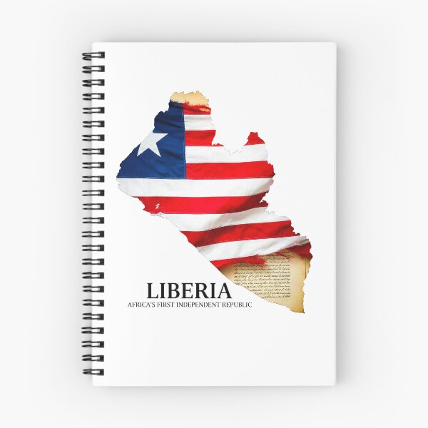 Item preview, Liberia Map Africa's First Independent Republic Art designed and sold by AbulailArt.