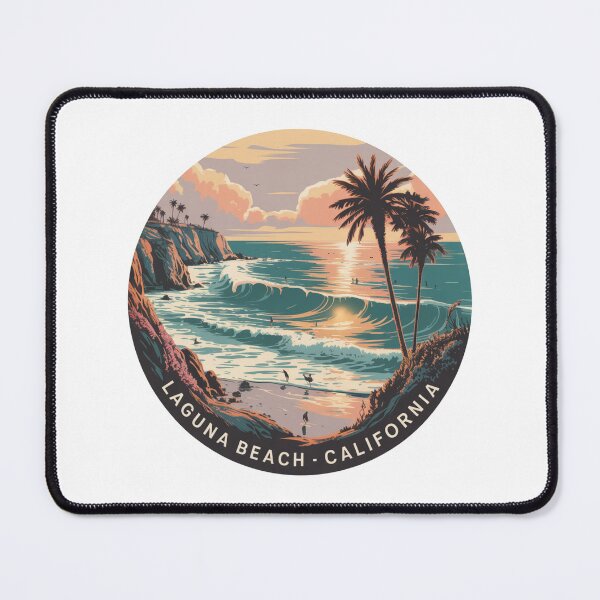 Item preview, Laguna Beach California: Coastal Sunset Illustration designed and sold by CircinusStore.