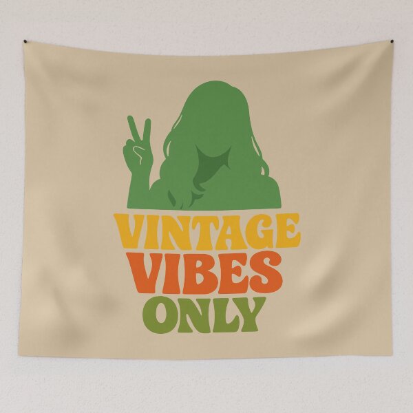 Item preview, Vintage Vibes Only Retro 70s Aesthetic Gift designed and sold by xmoudx.