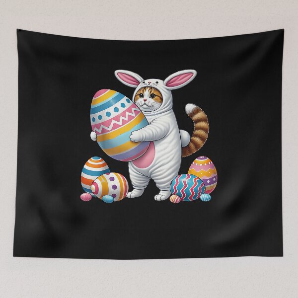 Item preview, Easter Orange Cat Bunny Ears Funny Costume Kids Boys Girls designed and sold by Boutkimaewab.