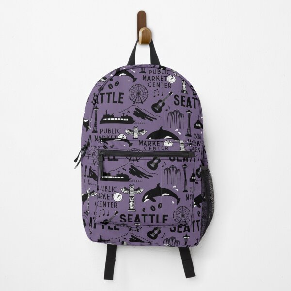 Item preview, Iconic Seattle Landmarks and Culture Pattern designed and sold by Frollein S Berlin.