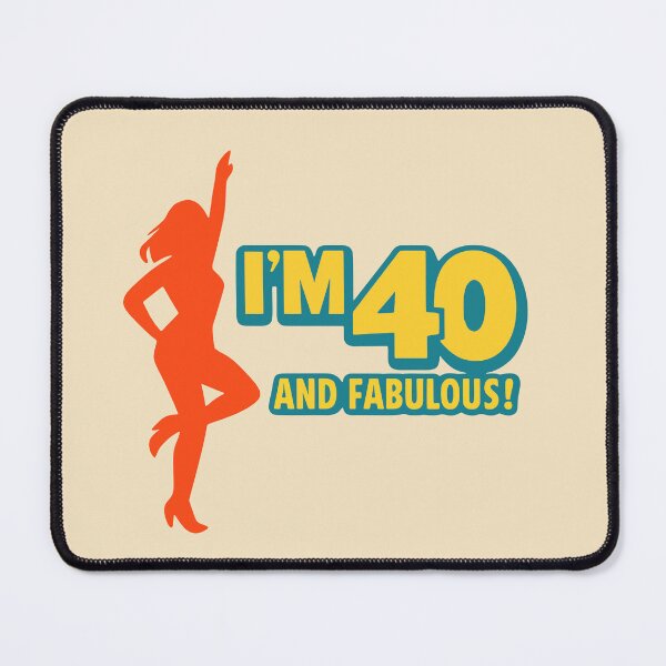 Item preview, I'm 40 And Fabulous Retro Birthday Gift designed and sold by xmoudx.