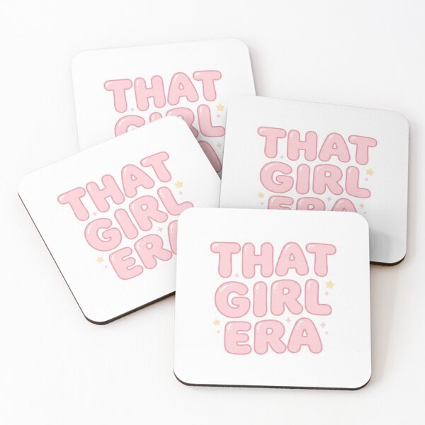 Item preview, That Girl Era Cute Aesthetic Sticker – Minimal Pink Motivational Design designed and sold by CutePlix.