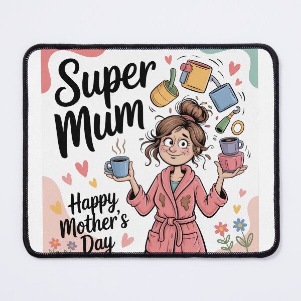 Item preview, Super Mum Happy Mother's Day | Funny Superhero Mum designed and sold by Midnight Veil Designs.