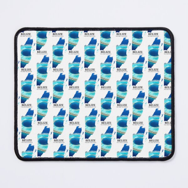 Item preview, Belize Map The Great Blue Hole Marine Wonder Art designed and sold by AbulailArt.