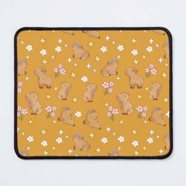 Item preview, Capybara seamless pattern designed and sold by SimoesArtistry.