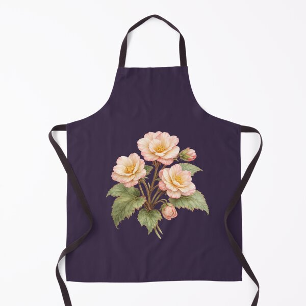 Item preview, Soft Peach Begonia Botanical Illustration designed and sold by t-patterns.