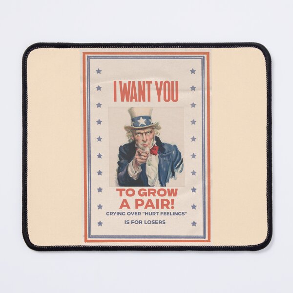 Item preview, I Want You To Grow A Pair designed and sold by CrackedTuskTees.