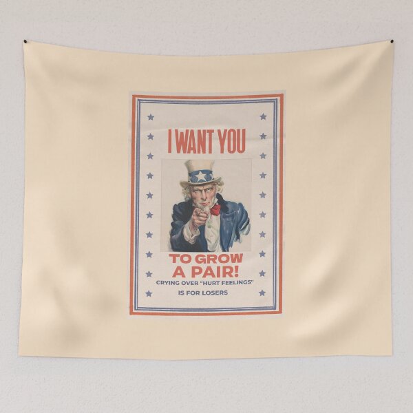 Item preview, I Want You To Grow A Pair designed and sold by CrackedTuskTees.