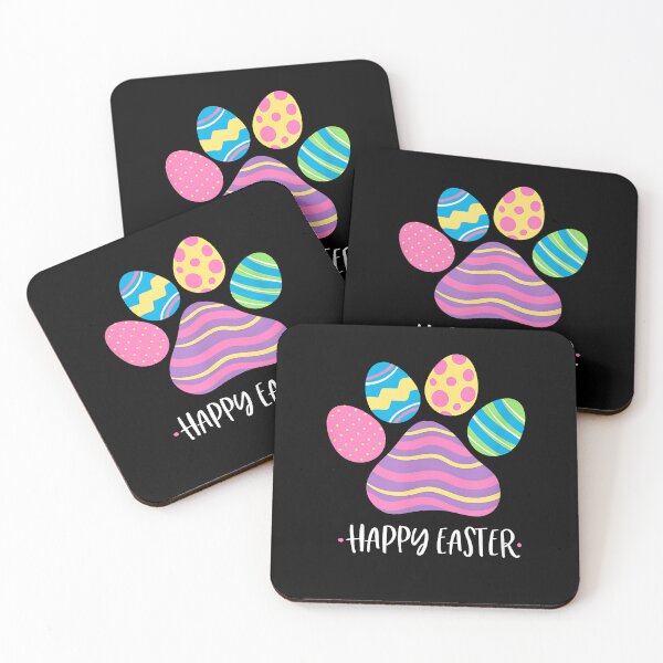 Item preview, Cute Dog Paw Easter Design with Colorful Eggs for Dog Lover designed and sold by Goleon12.