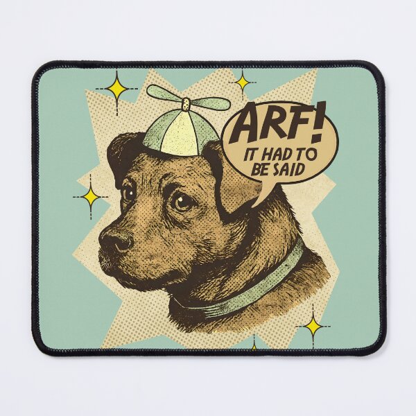Item preview, Funny vintage comic book dog propeller hat random humor arf designed and sold by BigMRanch.