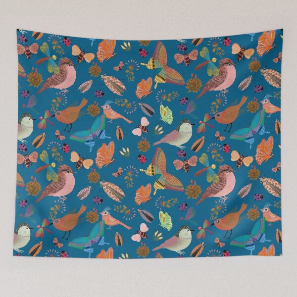 Item preview, Whimsical Aviary & Enchanted Insects Puzzle designed and sold by phatlizzardart.
