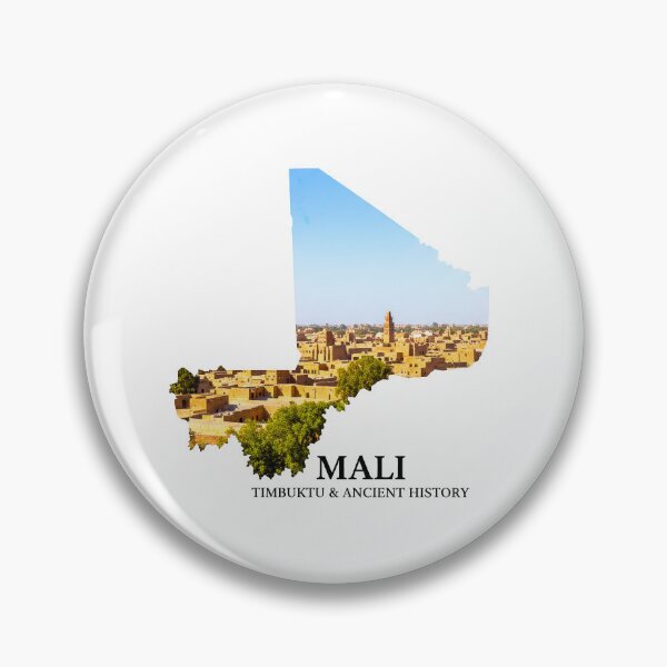 Item preview, Mali Map Timbuktu and Ancient History Art designed and sold by AbulailArt.