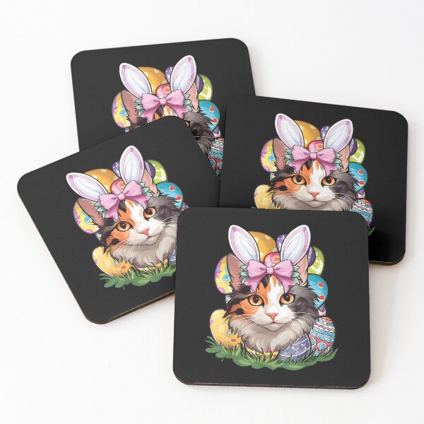 Item preview, Funny Easter Bunny Calico Cat Men Women Kids designed and sold by Goleon12.
