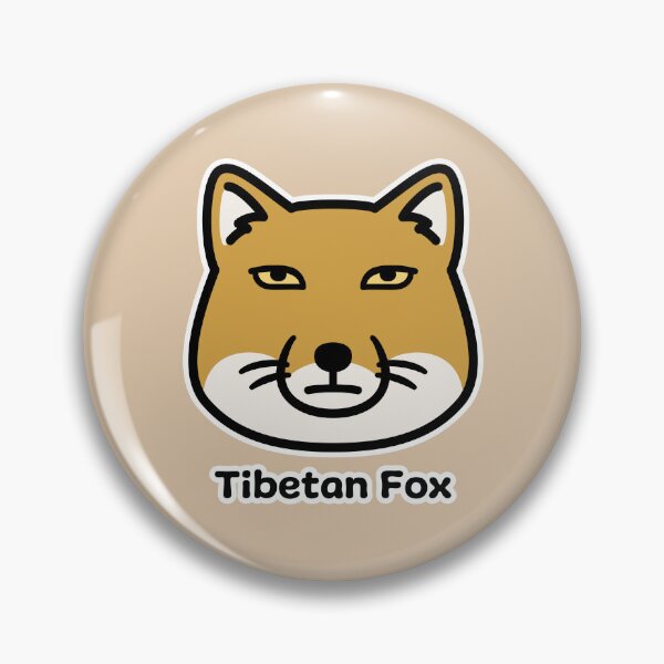 Item preview, Unimpressed Tibetan Fox Face designed and sold by OEKAKIYASAN.